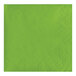A pack of 50 Fresh Lime Green 2-ply beverage napkins with a square border.