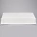 A white rectangular MFG Tray fiberglass dough proofing box on a gray surface.