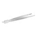 Mercer Culinary straight precision tongs with a white cap.