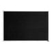 A black Aarco open face message board with a white border.