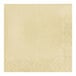 A close up of an ivory 2-ply paper napkin with a pattern.