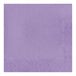 A Luscious Lavender purple paper napkin with a diamond pattern.