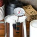 a close-up of a pressure gauge