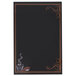 24 inch x 36 inch Black Marker Board with Coffee Graphic RMV-2436-CFE