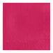 A hot magenta pink paper napkin with a white border.