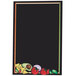 24 inch x 36 inch Black Marker Board with Mexican Graphic RMV-2436-MF