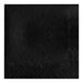 A black napkin with a diamond pattern.