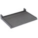 An Avantco grooved bottom grill plate with a black tray and metal grate.