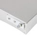A stainless steel Avantco replacement door with a metal latch.