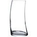 A case of 12 Libbey Bravura clear glasses with a curved edge.