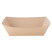 Southern Champion 0525 #300 3 lb. Natural Eco-Kraft Paper Food Tray - 500/Case