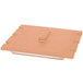 A close up of a white Cambro Camtainer lid with a white gasket strip.