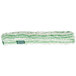 An Unger Monsoon Plus 18" StripWasher Sleeve with a green and white striped mop.