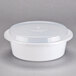 a white plastic container with a lid