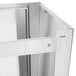 A Regency stainless steel pedestal base for a commercial sink.