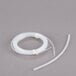 A white plastic Viking Solid rinse aid dispenser pump tube.