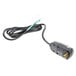 A black Noble Products power cord with a plug and wire.