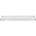 A stainless steel Metro Super Erecta wire shelf.