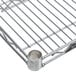 A Metro Super Erecta stainless steel wire shelf.