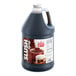 A one-gallon jug of Carnival King root beer slush syrup concentrate.