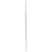 A long thin metal rod with black lines on a white background.