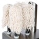 A set of three white Bar Maid polishing mop heads.