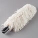 A white Bar Maid polishing mop with a black handle.