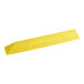 A yellow rectangular vinyl corner ramp with interlocking lines.