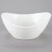 A white 10 Strawberry Street Whittier Contour bowl.