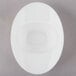 A 10 Strawberry Street Somba white porcelain oval rim bowl with a small center.