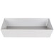 Chicago Metallic 91014 9 3/4 inch x 13 7/8 inch Aluminized Steel Rectangular Pizza Pan