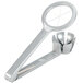 A silver aluminum Westmark egg wedger with stainless steel wires.