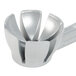 A silver metal Westmark egg wedger with a handle.