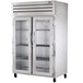 A True Spec Series glass door reach-in heated holding cabinet.