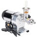 A silver and black Hamilton Beach wheatgrass juicer.