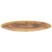 An American Metalcraft oval melamine serving board with a faux olive wood pattern.