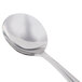 A Libbey stainless steel bouillon spoon with a handle.
