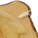 An American Metalcraft melamine serving board with a faux wood grain.