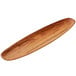 An American Metalcraft wooden oblong tray with a handle.