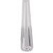 A close up of a stainless steel Libbey Fairfield utility/dessert knife.