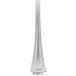 A close-up of a Libbey stainless steel teaspoon.