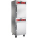 A Vulcan VRH88 full height cook and hold oven with two doors.