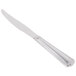 A silver Libbey steak knife.