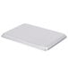 A Thunder Group aluminum fully perforated sheet pan with a wire rim.