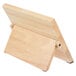 A Mercer Culinary rubberwood knife rack on a white background.