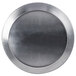 A Royal Industries aluminum deep dish pizza pan with a black rim.