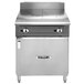 A stainless steel Vulcan V224HB-LP range with a hot top on a counter.