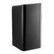 A black Rubbermaid Stenni square recycling container.