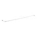 A long thin metal rod with a white tip.