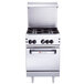 Wolf C24S-4BP Challenger XL Series Liquid Propane 24 inch Range with 4 Burners and Standard Oven - 143,000 BTU